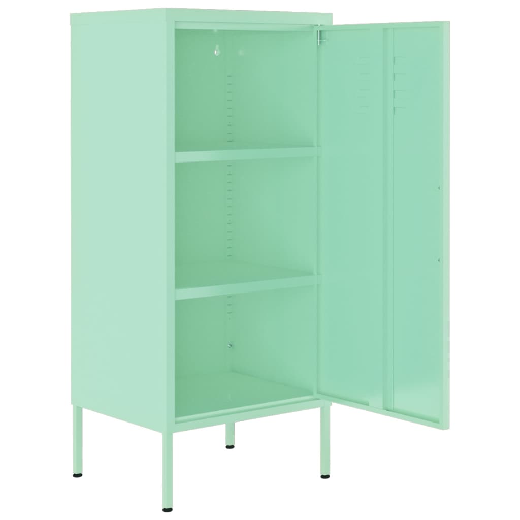 vidaXL Armadietto Menta 42,5x35x101,5 cm in Acciaio