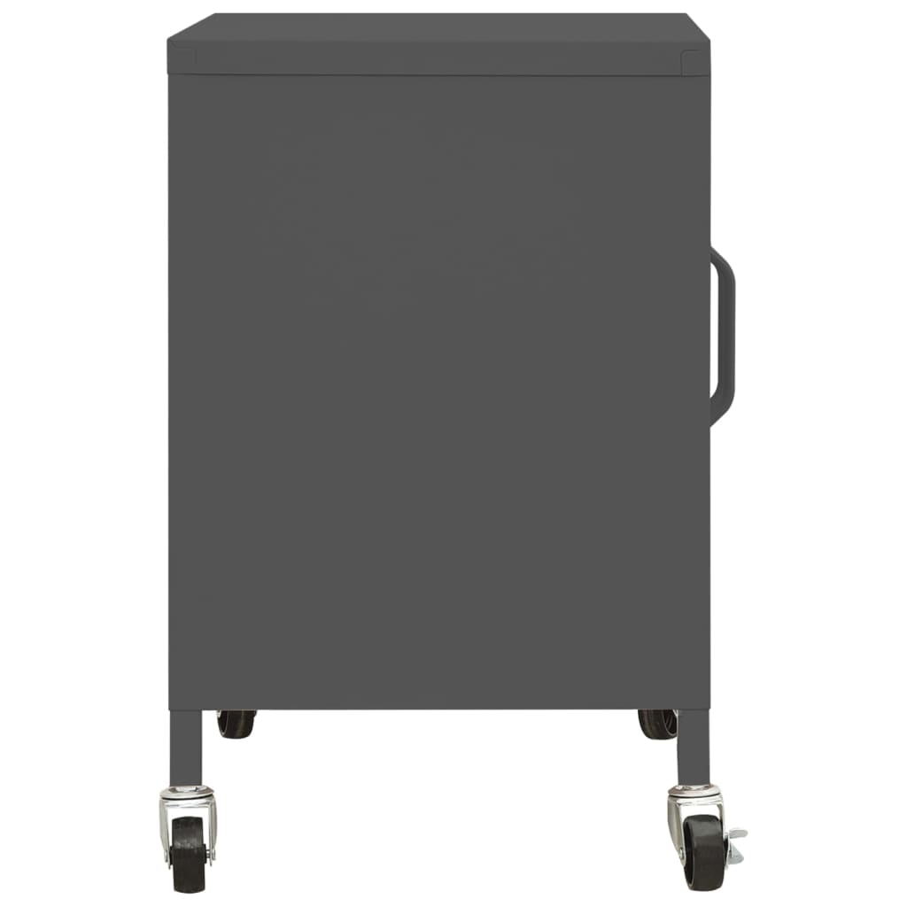 vidaXL Armadietto Antracite 60x35x56 cm in Acciaio