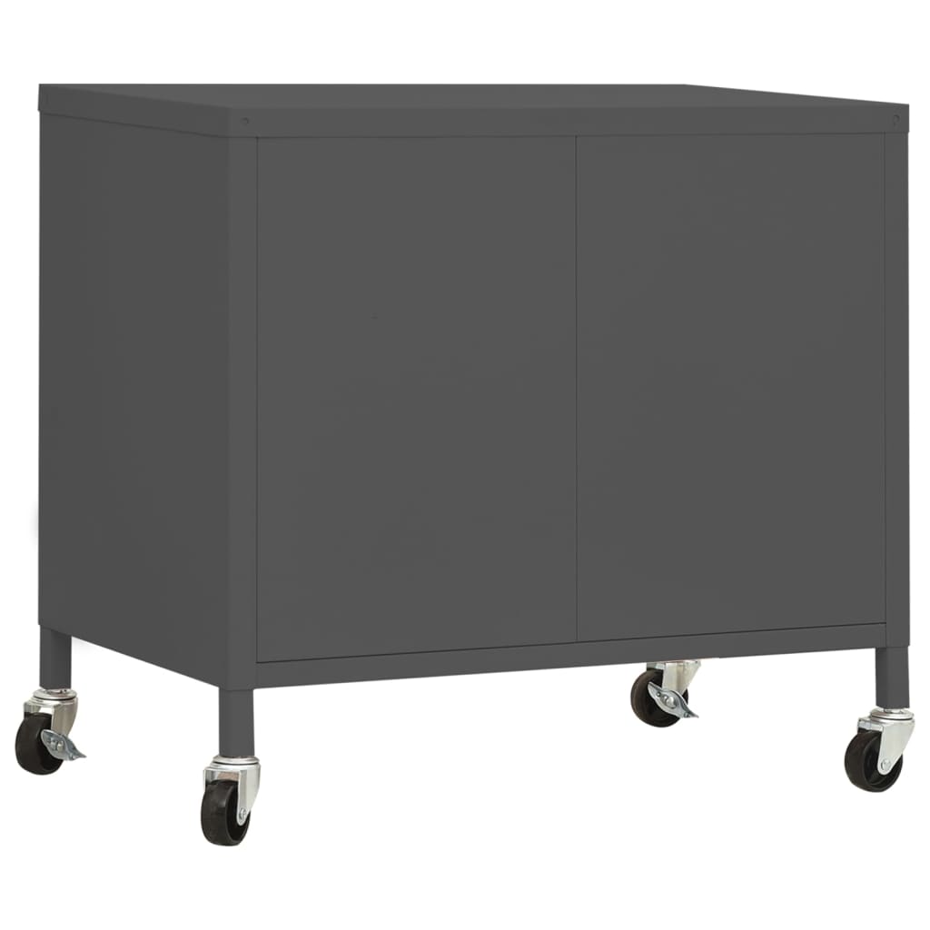 vidaXL Armadietto Antracite 60x35x56 cm in Acciaio