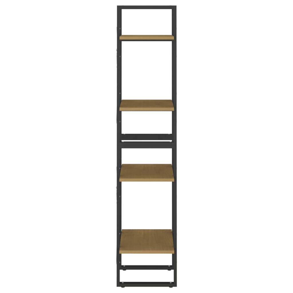 vidaXL Libreria a 4 Ripiani 40x30x140 cm in Legno Massello di Pino VIDAXL