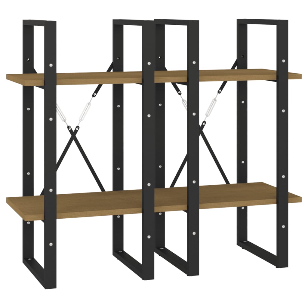vidaXL Libreria a 4 Ripiani 40x30x140 cm in Legno Massello di Pino VIDAXL