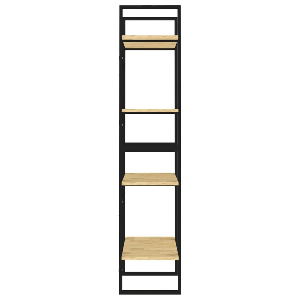 vidaXL Libreria a 4 Ripiani 60x30x140 cm in Legno Massello di Pino