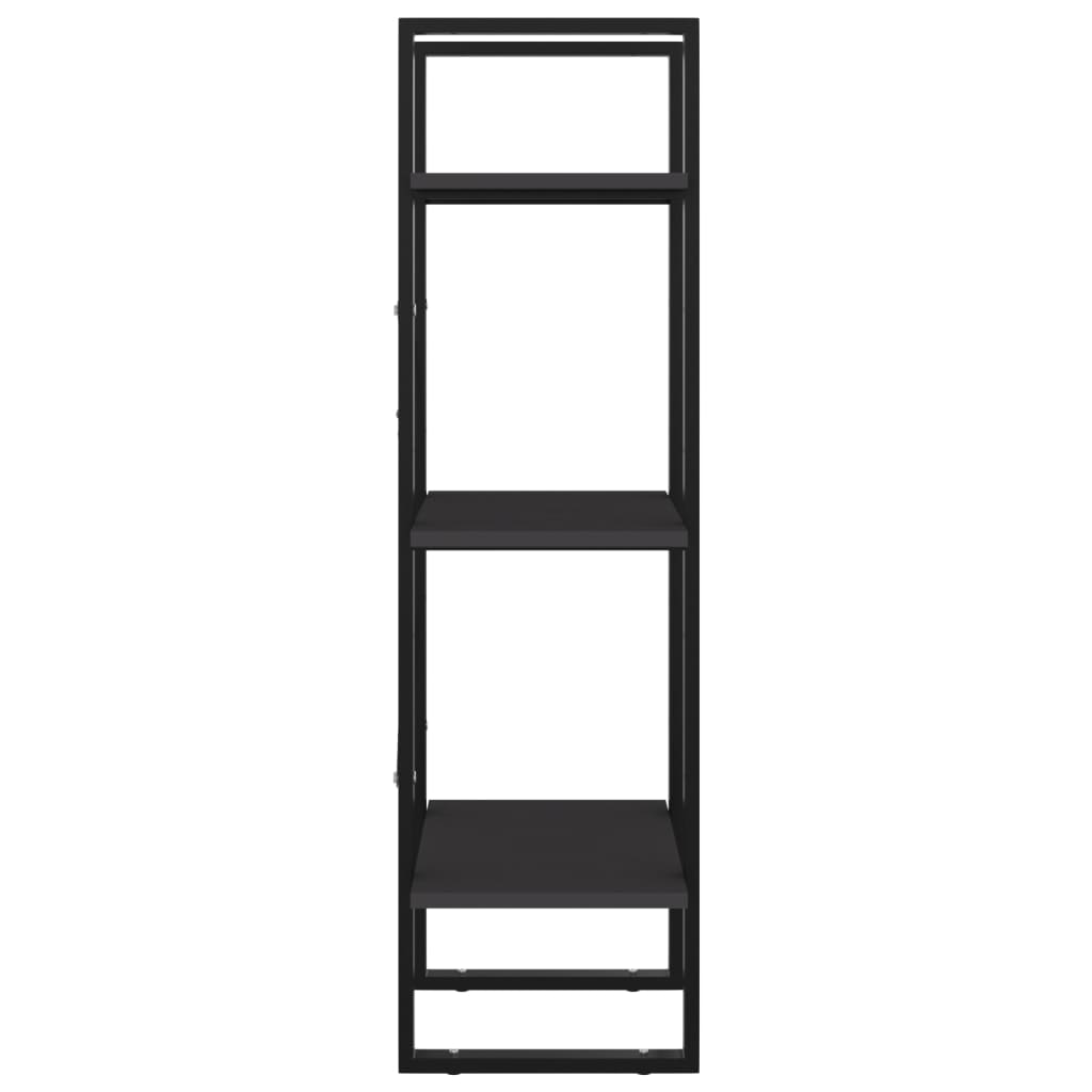 vidaXL Libreria a 3 Ripiani Grigia 40x30x105 cm in Legno Multistrato