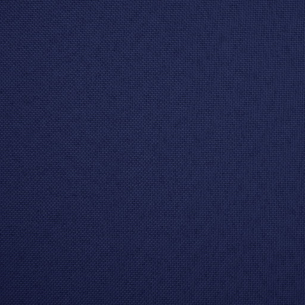 vidaXL Sgabello con Contenitore Pieghevole Blu in Simil Lino