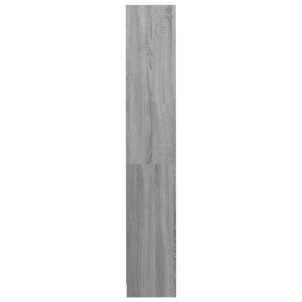 vidaXL Libreria 4 Ripiani Grigio Sonoma 80x24x142 cm Legno Multistrato
