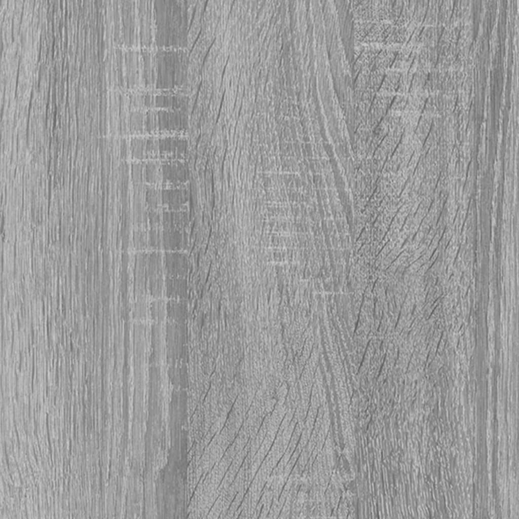 vidaXL Libreria 4 Ripiani Grigio Sonoma 80x24x142 cm Legno Multistrato