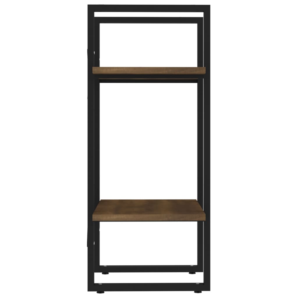 vidaXL Libreria 2 Ripiani Rovere Marrone 40x30x70 cm Legno Multistrato