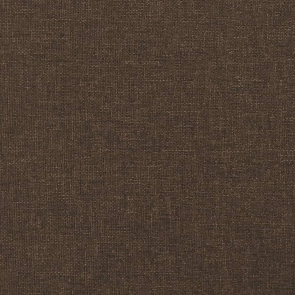 vidaXL Panca Marrone Scuro 70x30x30 cm in Tessuto