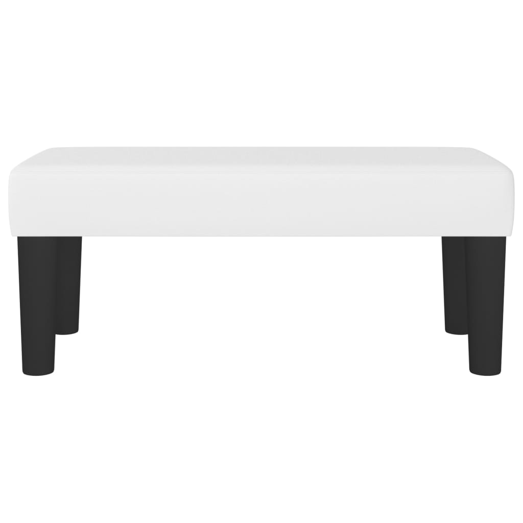 vidaXL Panca Bianca 70x30x30 cm in Similpelle