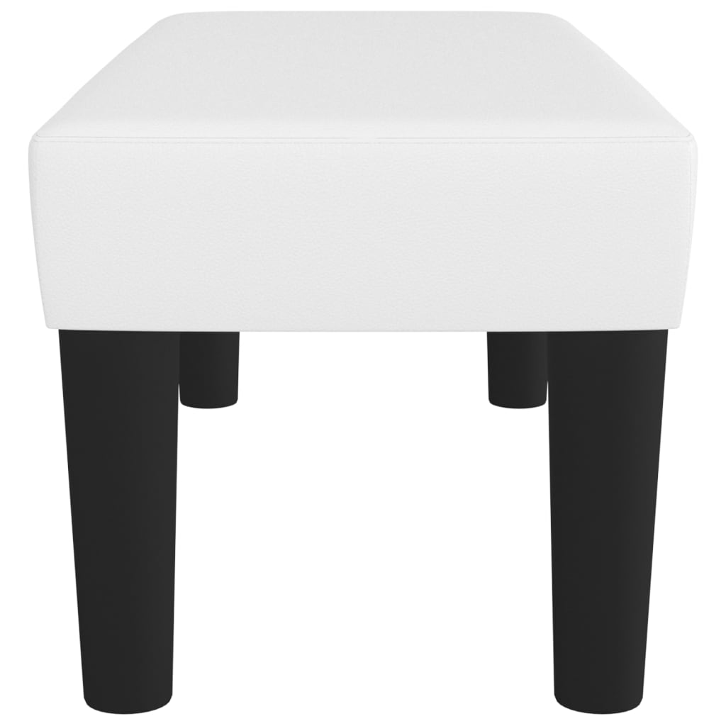 vidaXL Panca Bianca 70x30x30 cm in Similpelle