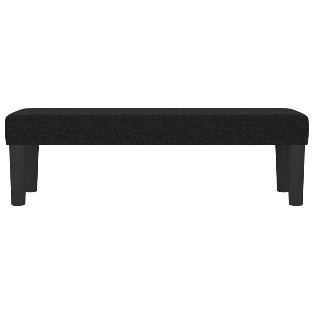 vidaXL Panca Nera 100x30x30 cm in Tessuto