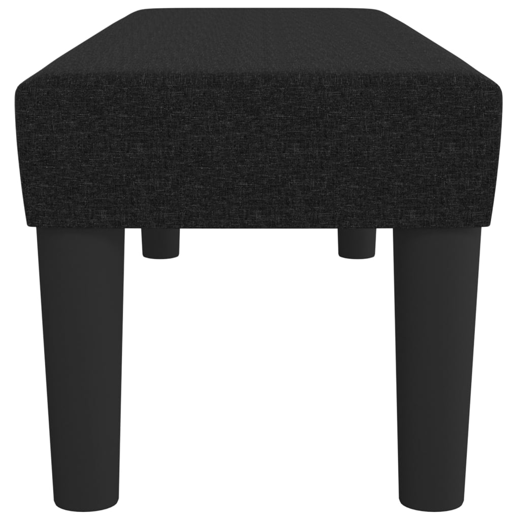 vidaXL Panca Nera 100x30x30 cm in Tessuto