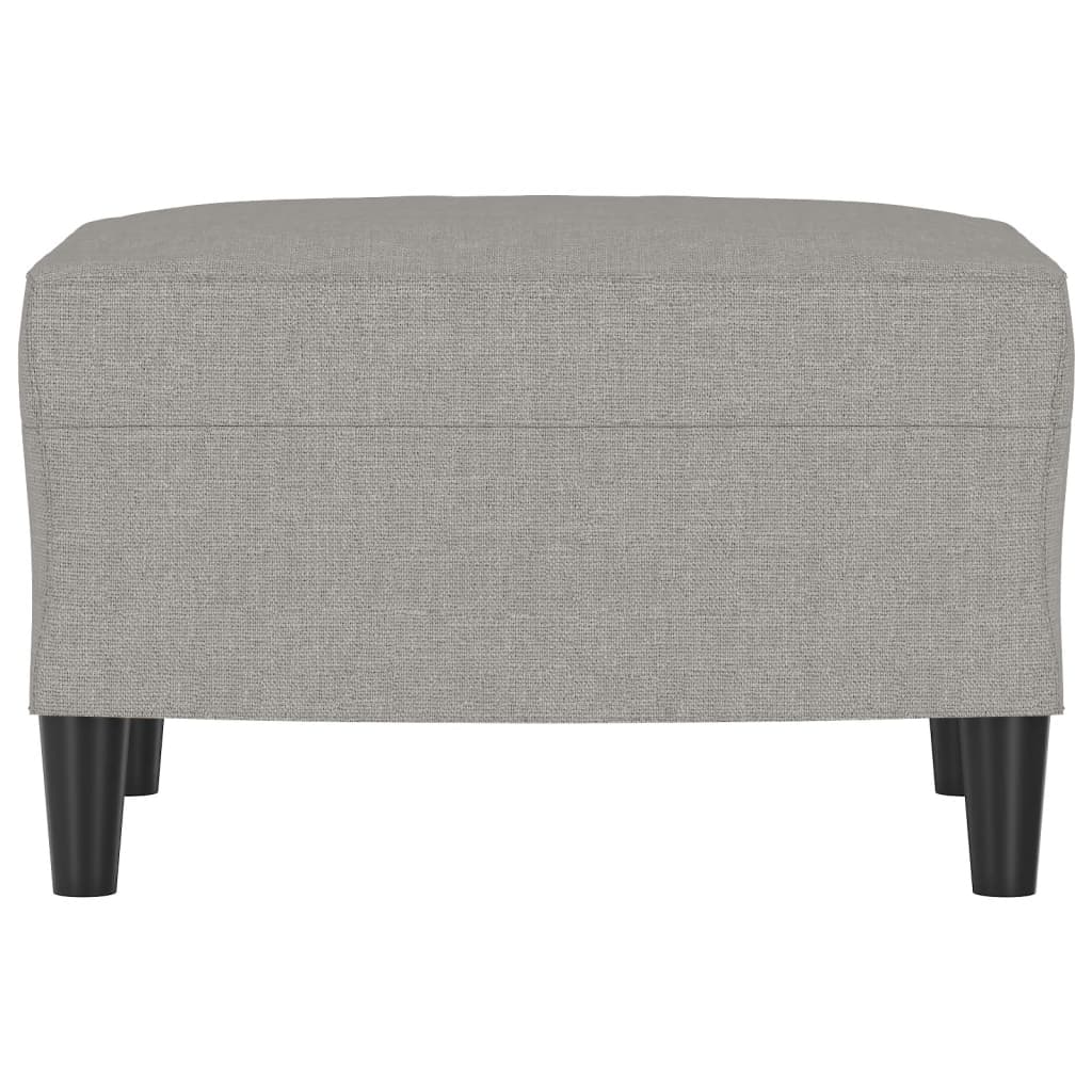 vidaXL Poggiapiedi Grigio Chiaro 60x50x41 cm in Tessuto