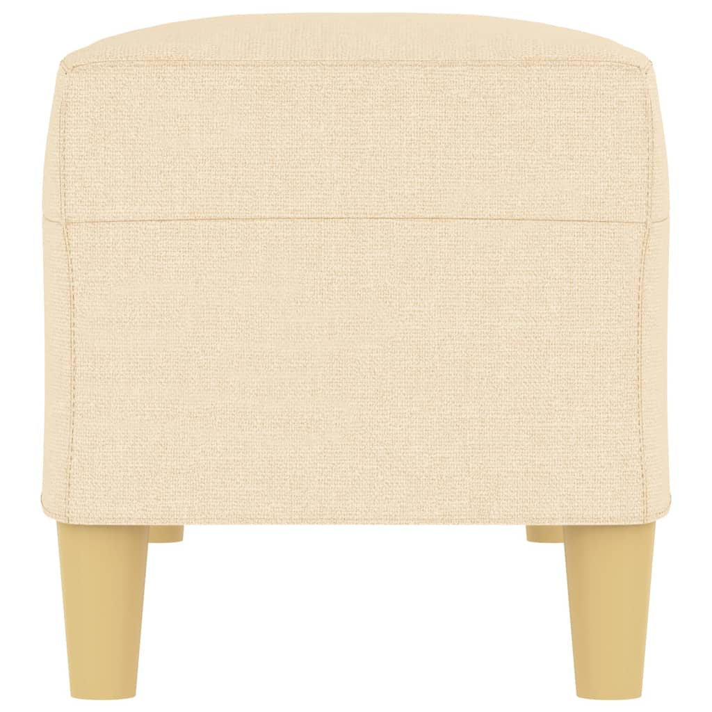 vidaXL Panca Crema 100x35x41 cm in Tessuto