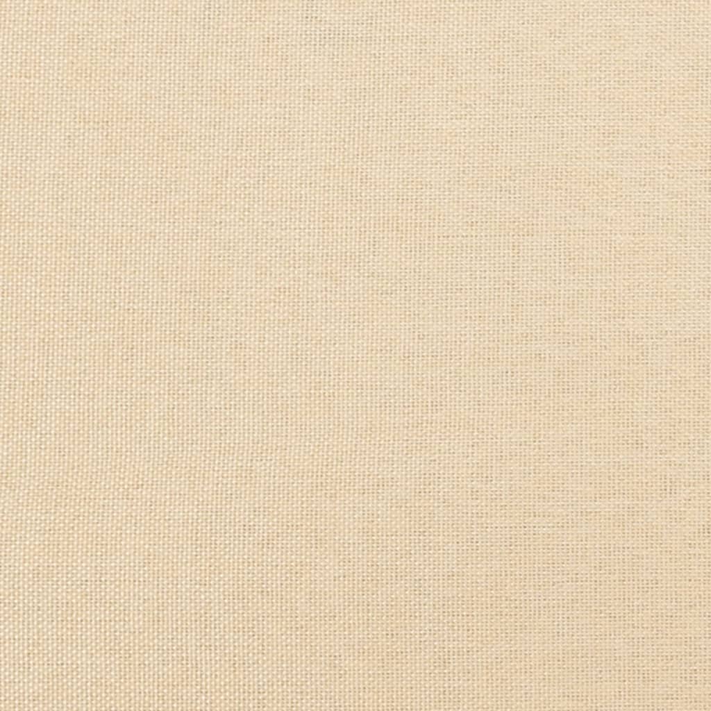 vidaXL Panca Crema 100x35x41 cm in Tessuto