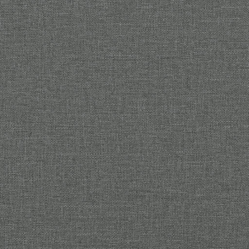 vidaXL Panca Grigio Scuro 81,5x41x49 cm in Tessuto