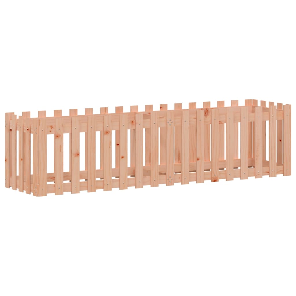 vidaXL Fioriera da Giardino Recinzione 200x50x50cm Massello Douglas VIDAXL