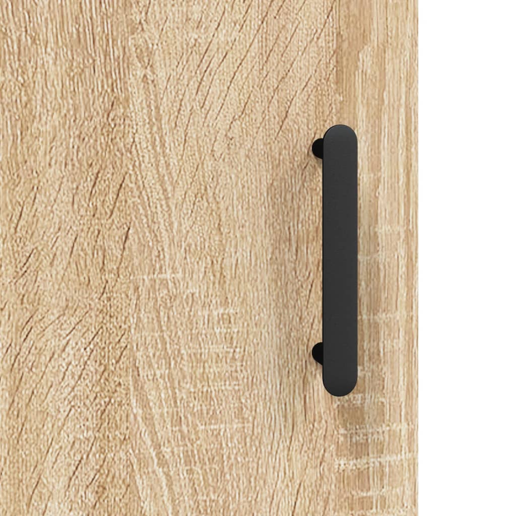 vidaXL Armadietti a Parete 2 pz Rovere Sonoma in Legno Multistrato