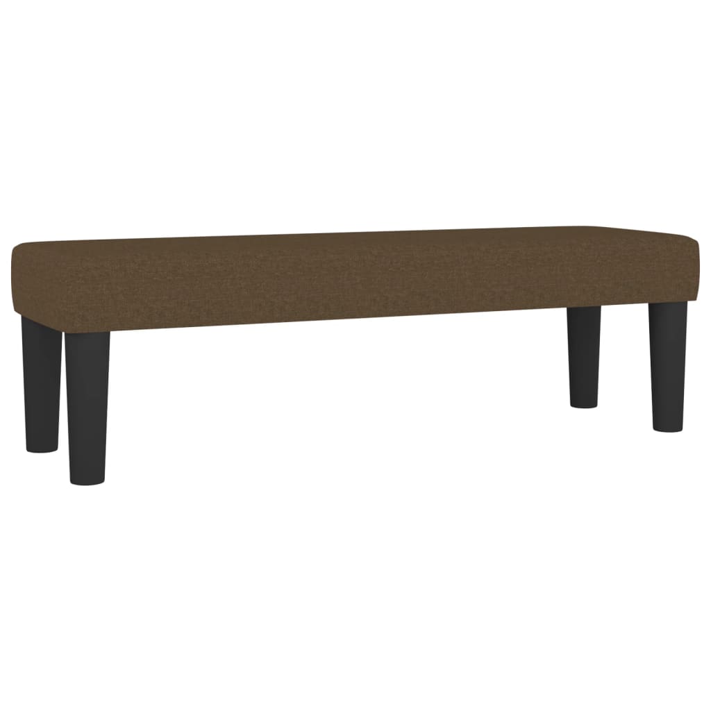 vidaXL Giroletto a Molle con Materasso Marrone Scuro 140x200cm Tessuto