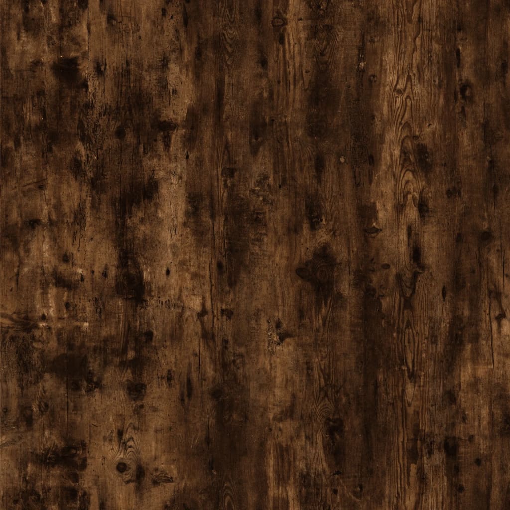 vidaXL Libreria a 3 Ripiani Rovere Fumo 40x24x109 cm Legno Multistrato