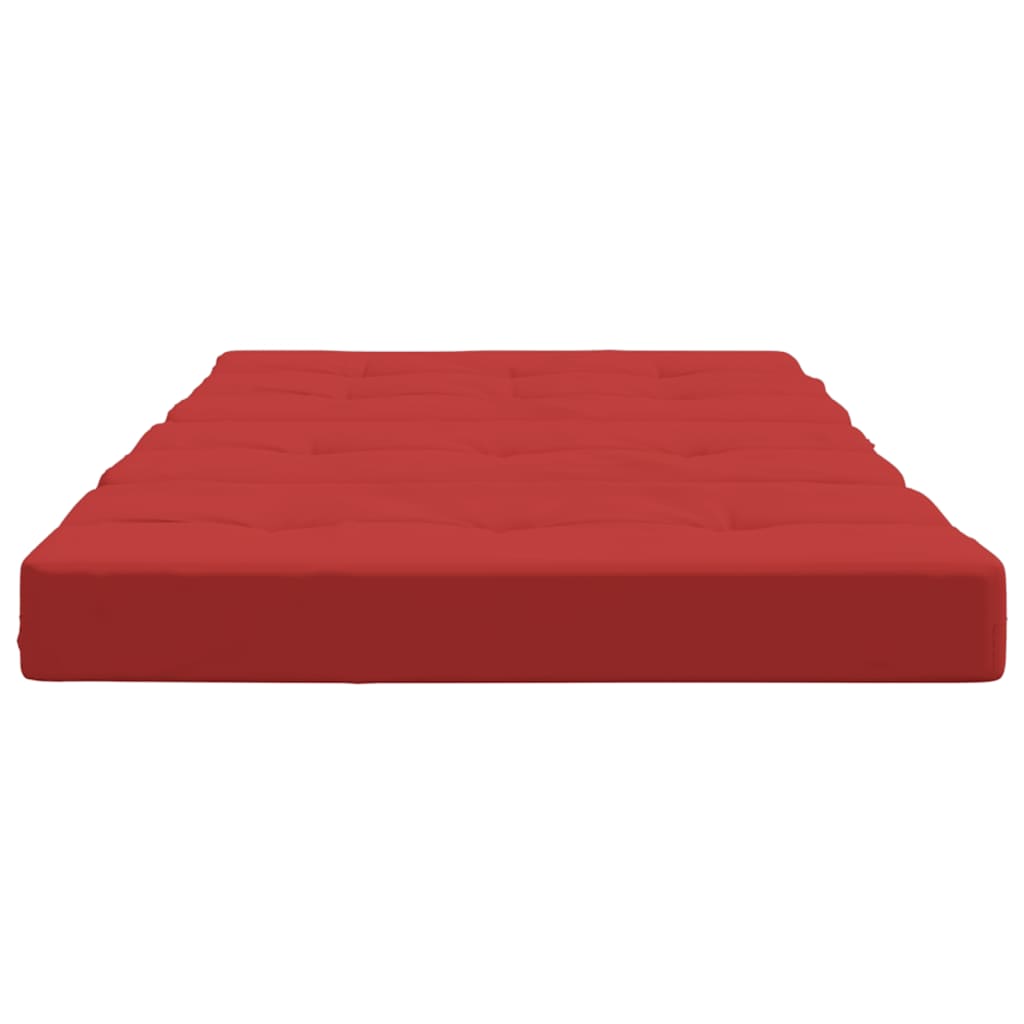 vidaXL Cuscini per Sedia a Sdraio 2 pz Rosso in Tessuto Oxford