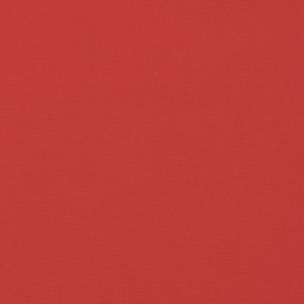 vidaXL Cuscini per Sedia a Sdraio 2 pz Rosso in Tessuto Oxford