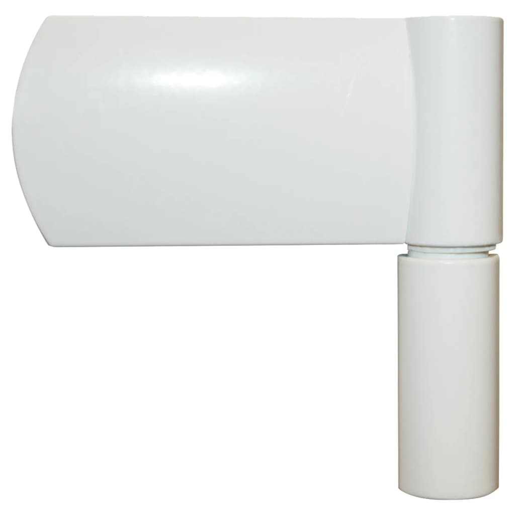 vidaXL Porta Ingresso Bianca 100x210 cm in Alluminio e PVC
