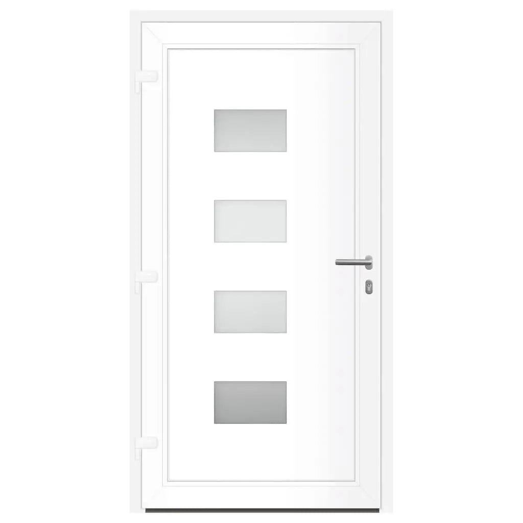 vidaXL Porta Ingresso Antracite 100x200 cm in Alluminio e PVC VIDAXL