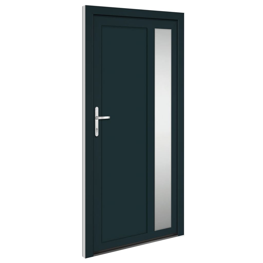 vidaXL Porta Ingresso Antracite 108x208 cm in PVC