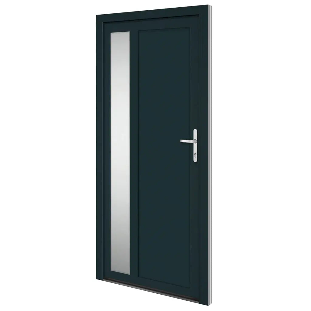 vidaXL Porta Ingresso Antracite 98x200 cm in PVC VIDAXL