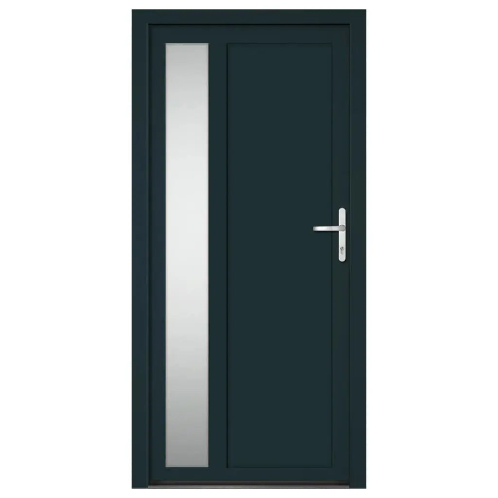 vidaXL Porta Ingresso Antracite 98x200 cm in PVC VIDAXL