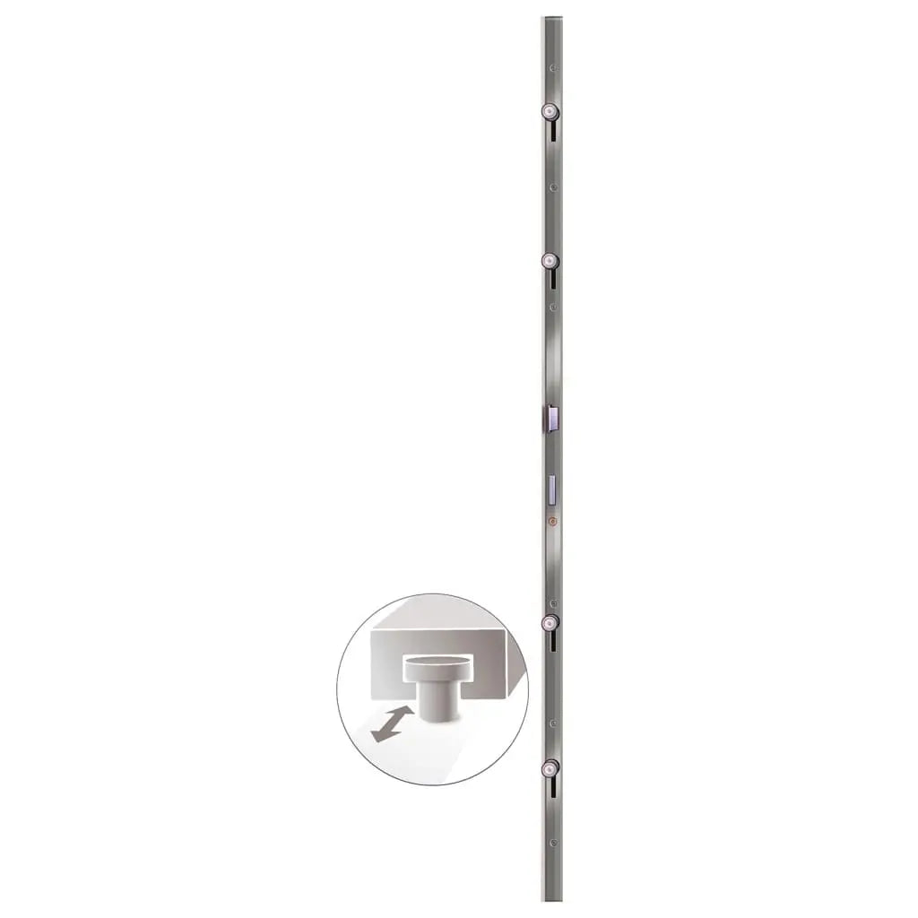 vidaXL Porta Ingresso Antracite 98x200 cm in PVC VIDAXL