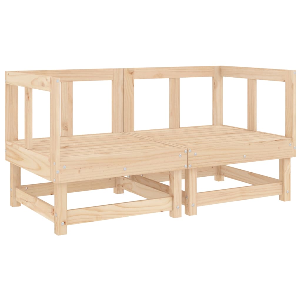vidaXL Set Salotto da Giardino 6 pz in Legno Massello di Pino