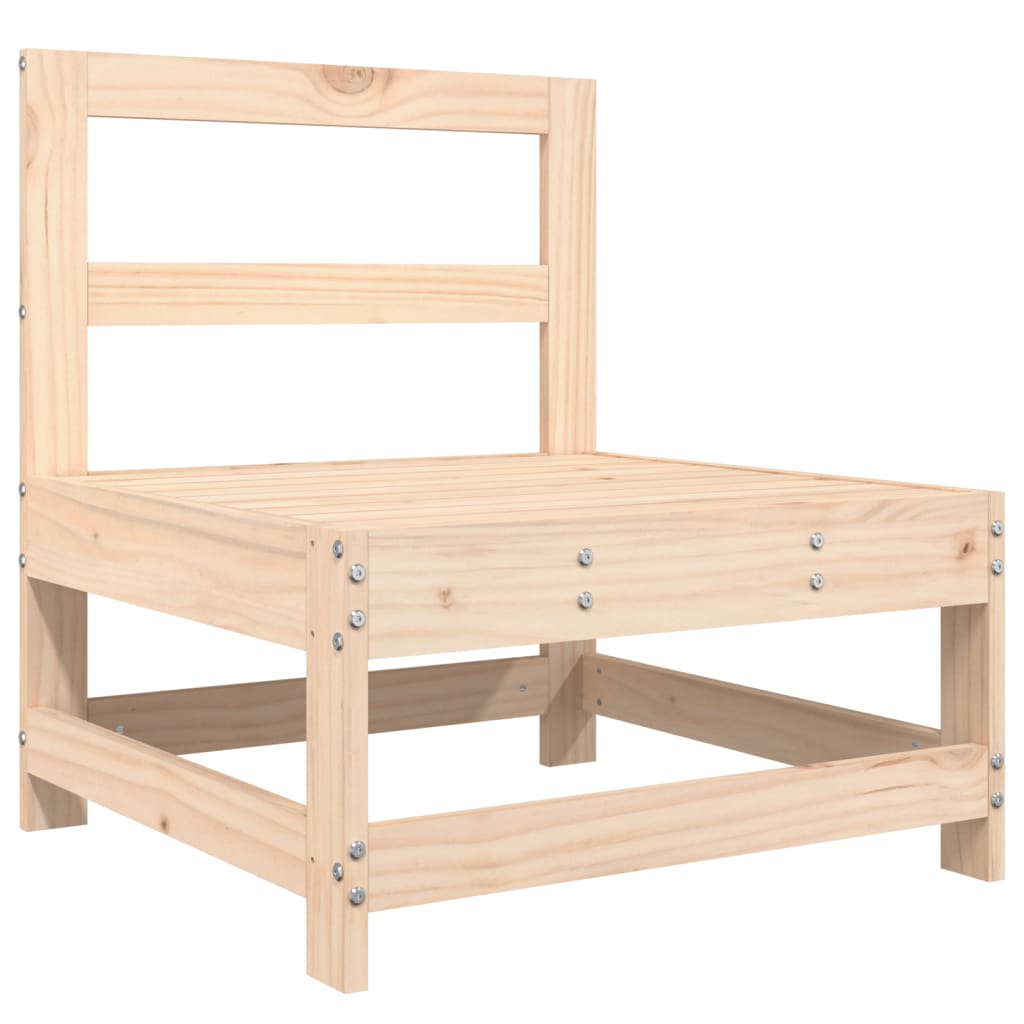vidaXL Set Salotto da Giardino 4 pz in Legno Massello di Pino