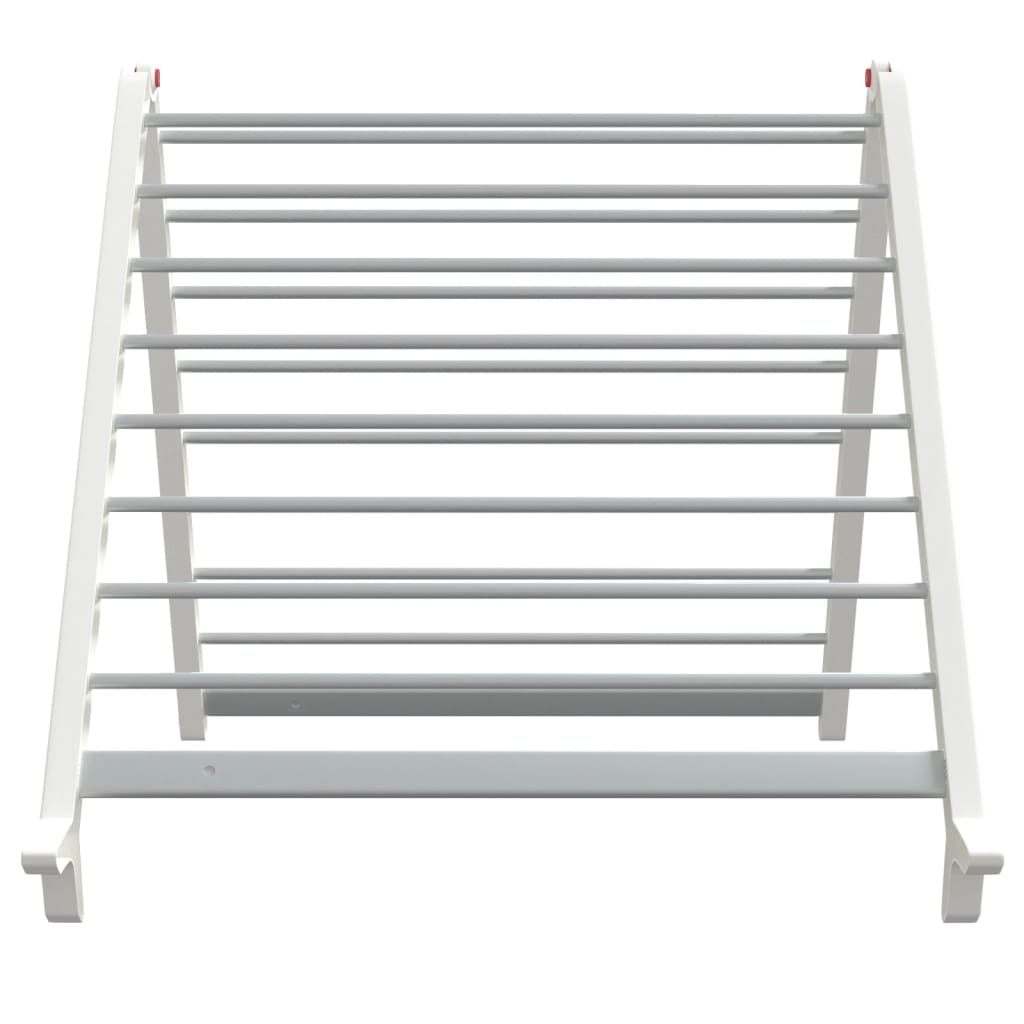 vidaXL Stendibiancheria Vasca da Bagno Estensibile 53-90 cm Alluminio
