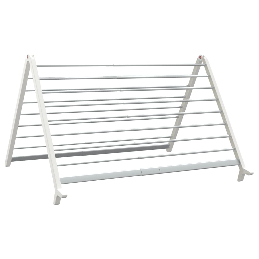 vidaXL Stendibiancheria Vasca da Bagno Estensibile 53-90 cm Alluminio