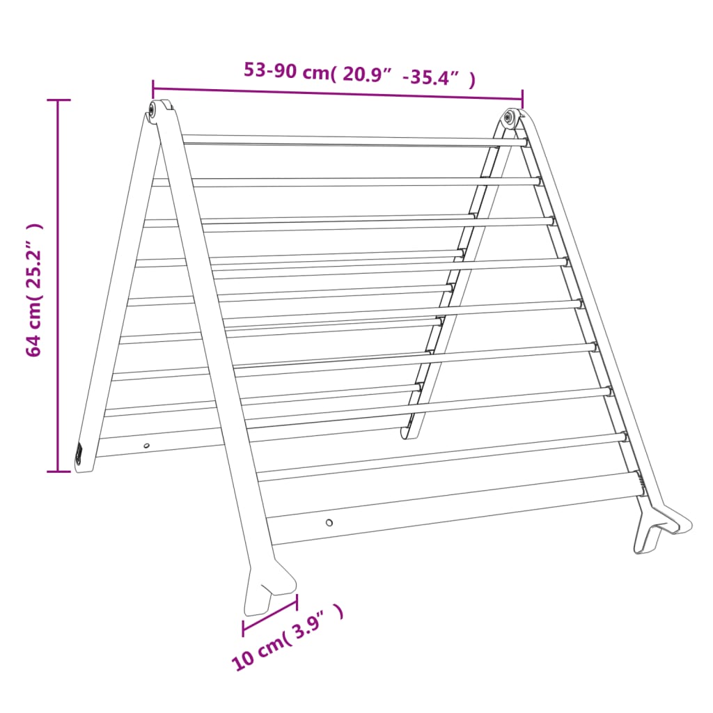 vidaXL Stendibiancheria Vasca da Bagno Estensibile 53-90 cm Alluminio