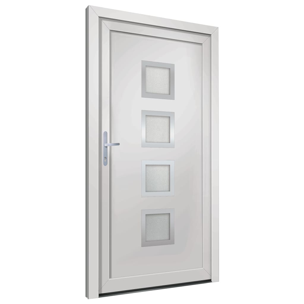 vidaXL Porta Ingresso Bianca 108x200 cm in PVC