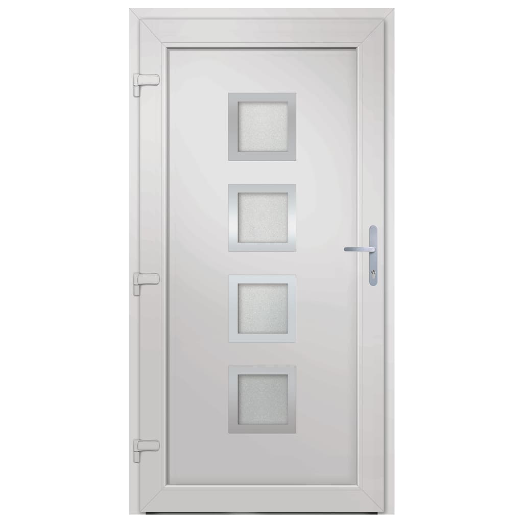 vidaXL Porta Ingresso Bianca 108x200 cm in PVC