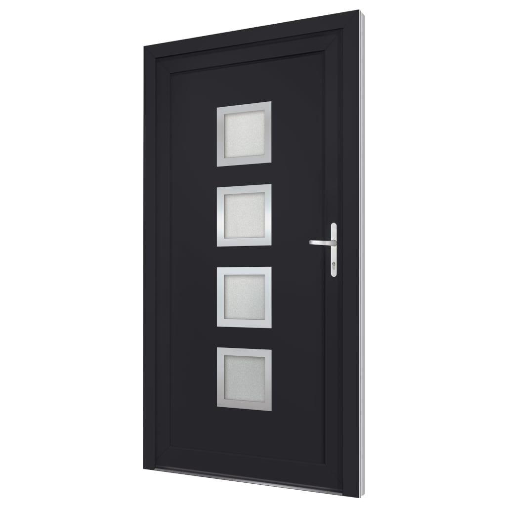 vidaXL Porta Ingresso Antracite 98x200 cm in PVC