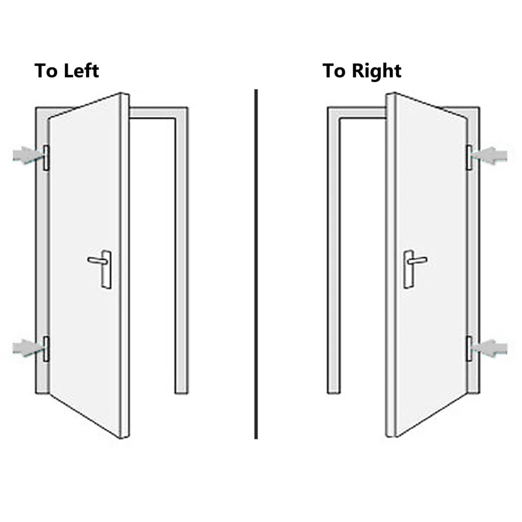 vidaXL Porta Ingresso Bianca 98x208 cm in PVC