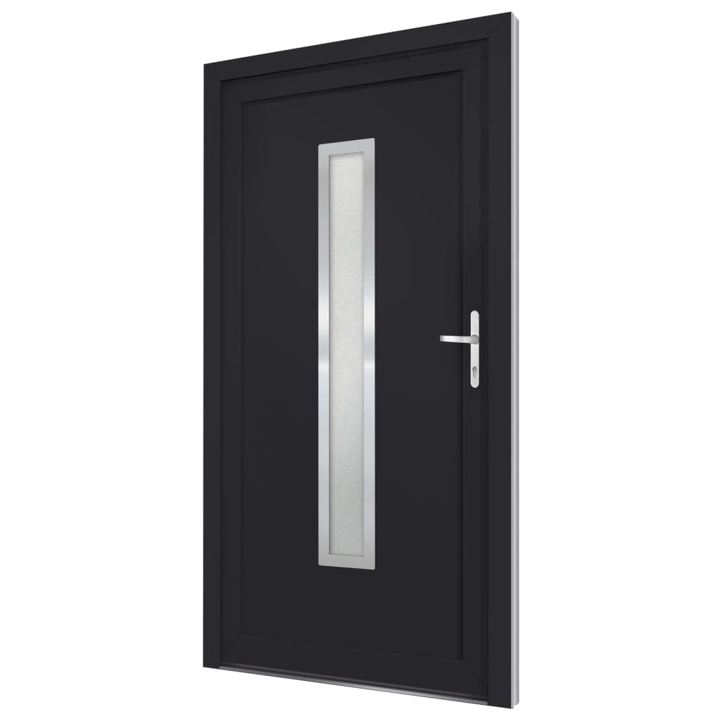 vidaXL Porta Ingresso Antracite 98x208 cm in PVC