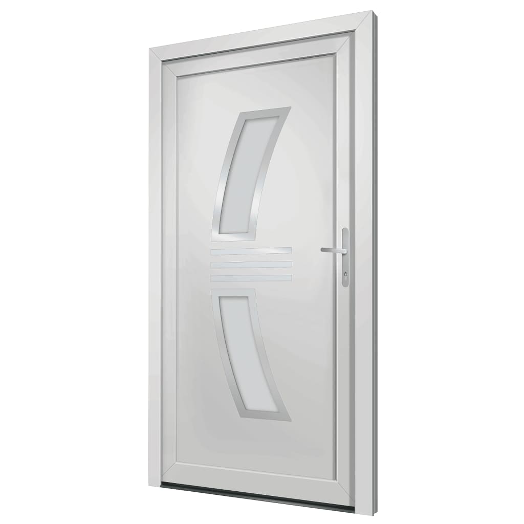vidaXL Porta Ingresso Bianca 98x200 cm in PVC