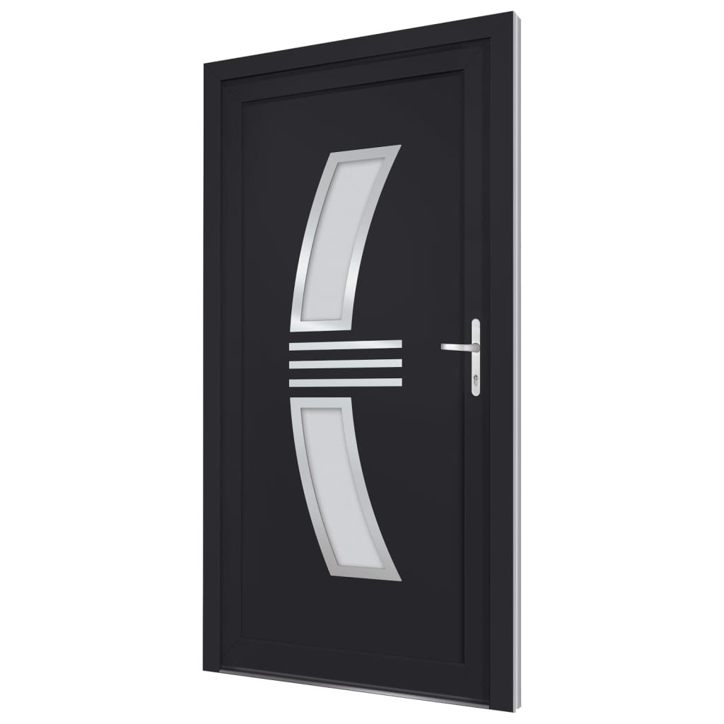 vidaXL Porta Ingresso Antracite 98x208 cm in PVC