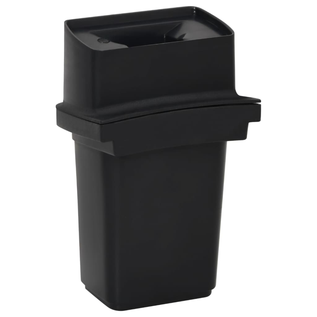 vidaXL Bracciolo per Auto Nero 12x32x(34-50) cm in ABS