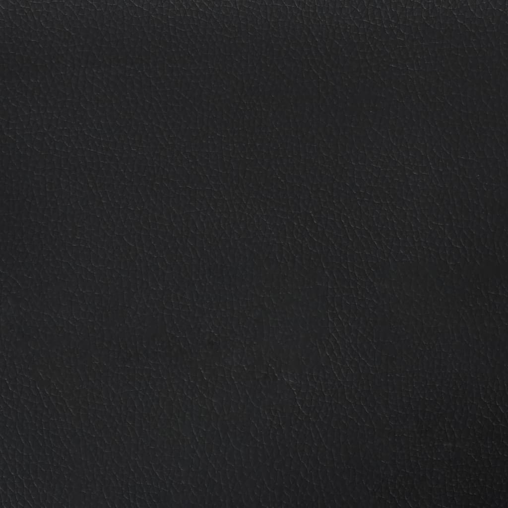 vidaXL Letto da Giorno Nero 80x200 cm in Similpelle