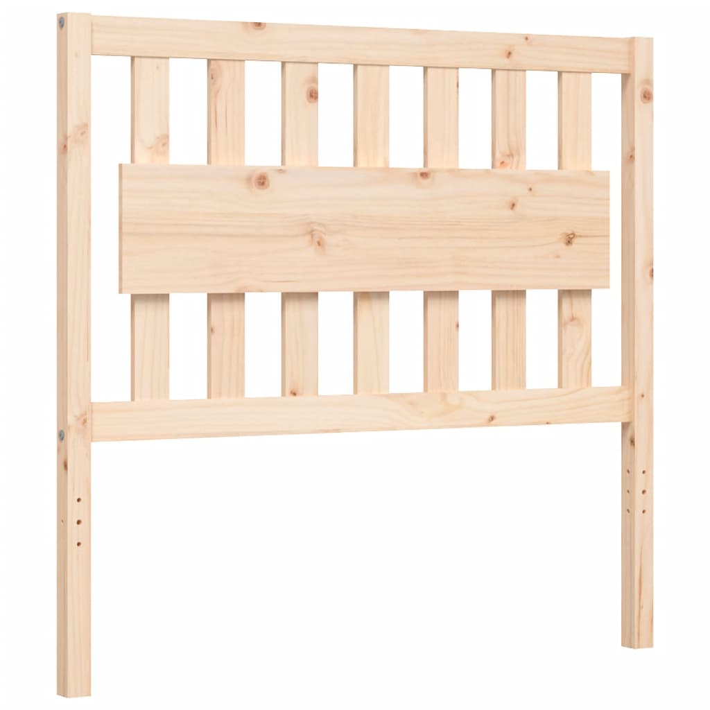 vidaXL Giroletto senza Materasso 100x200 cm in Legno Massello di Pino