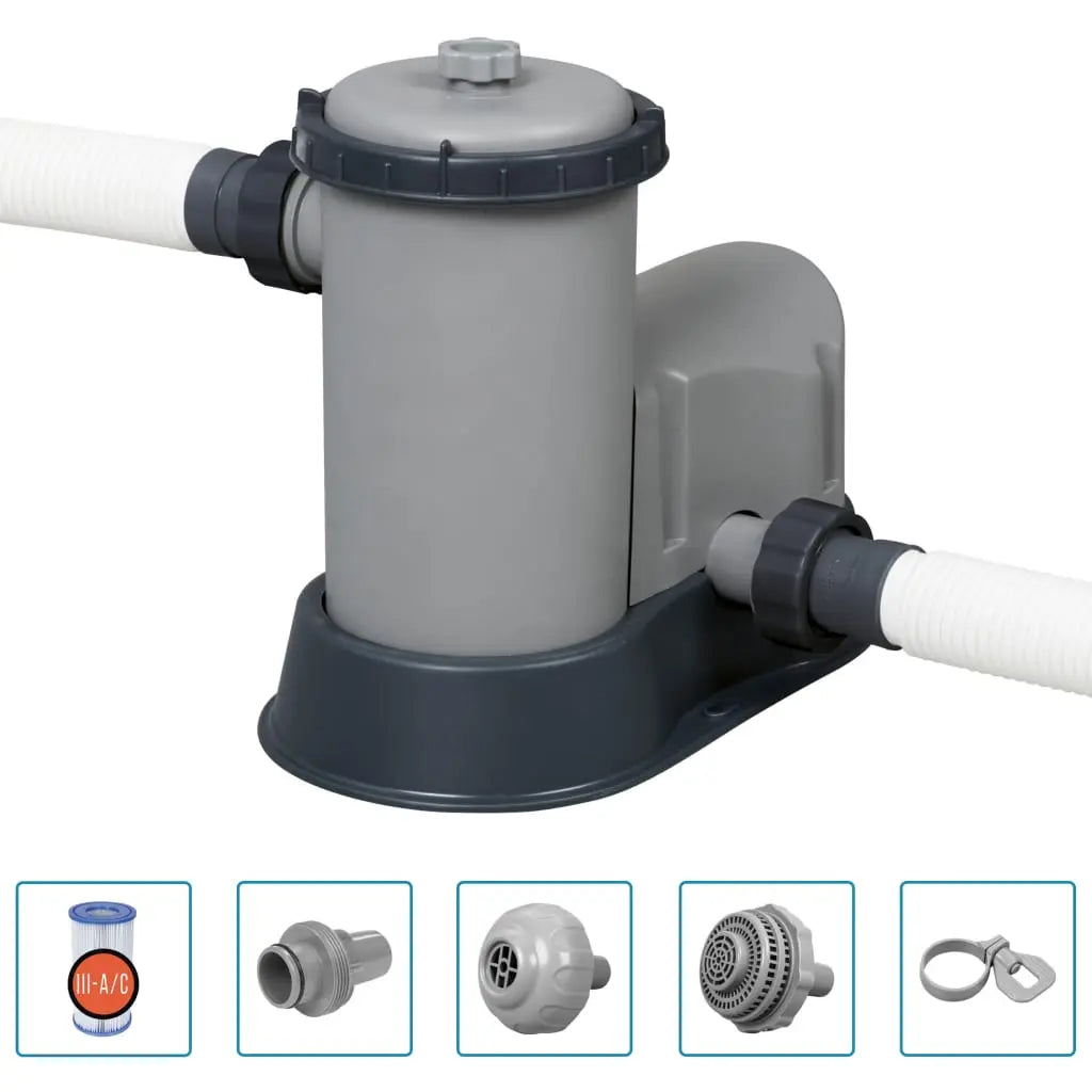 Bestway Set Piscina Power Steel 488x122 cm BESTWAY