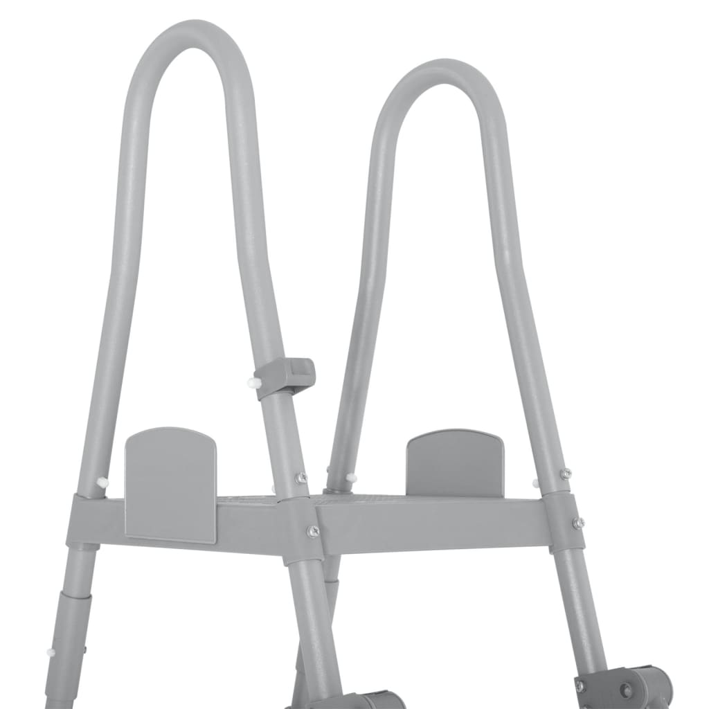 Bestway Scaletta Sicurezza per Piscina a 4 Gradini Flowclear 132 cm