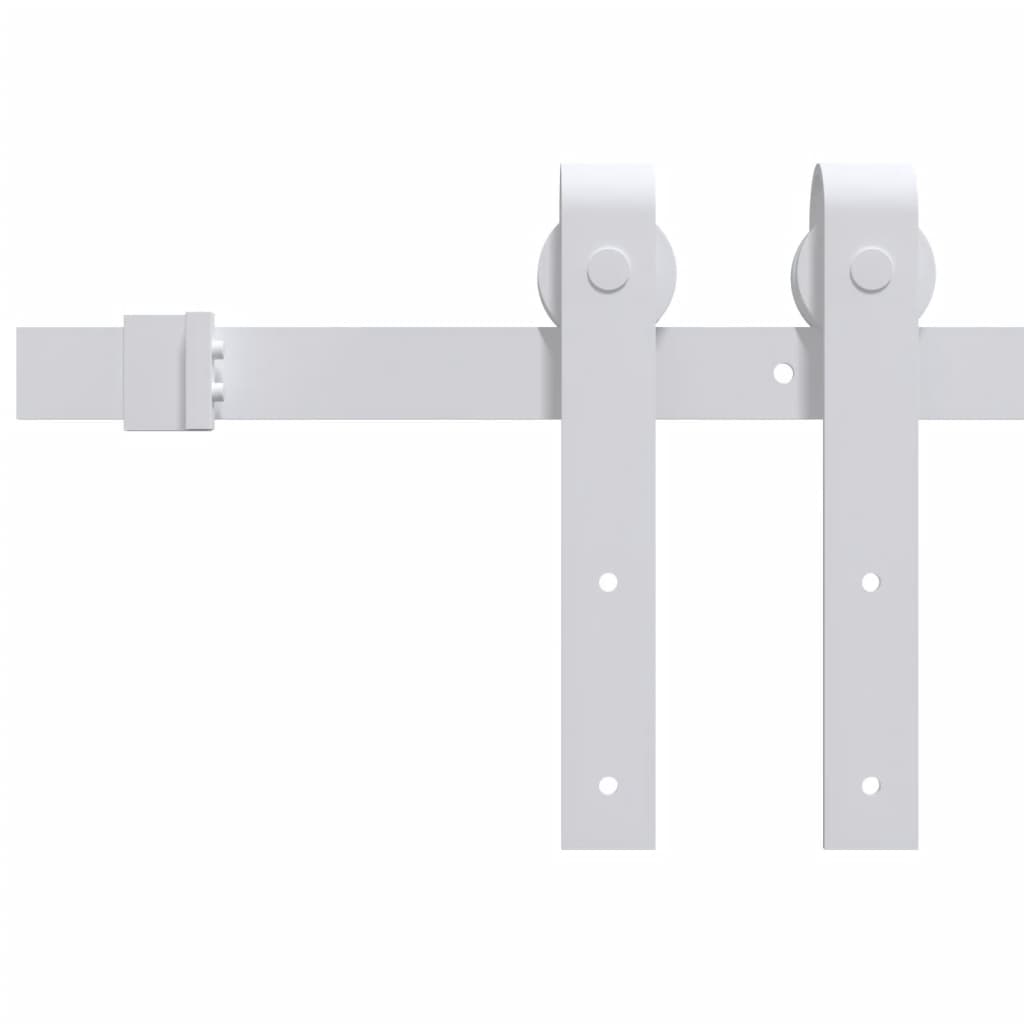 vidaXL Porta Scorrevole con Set Hardware 90x210 cm Legno Massello Pino